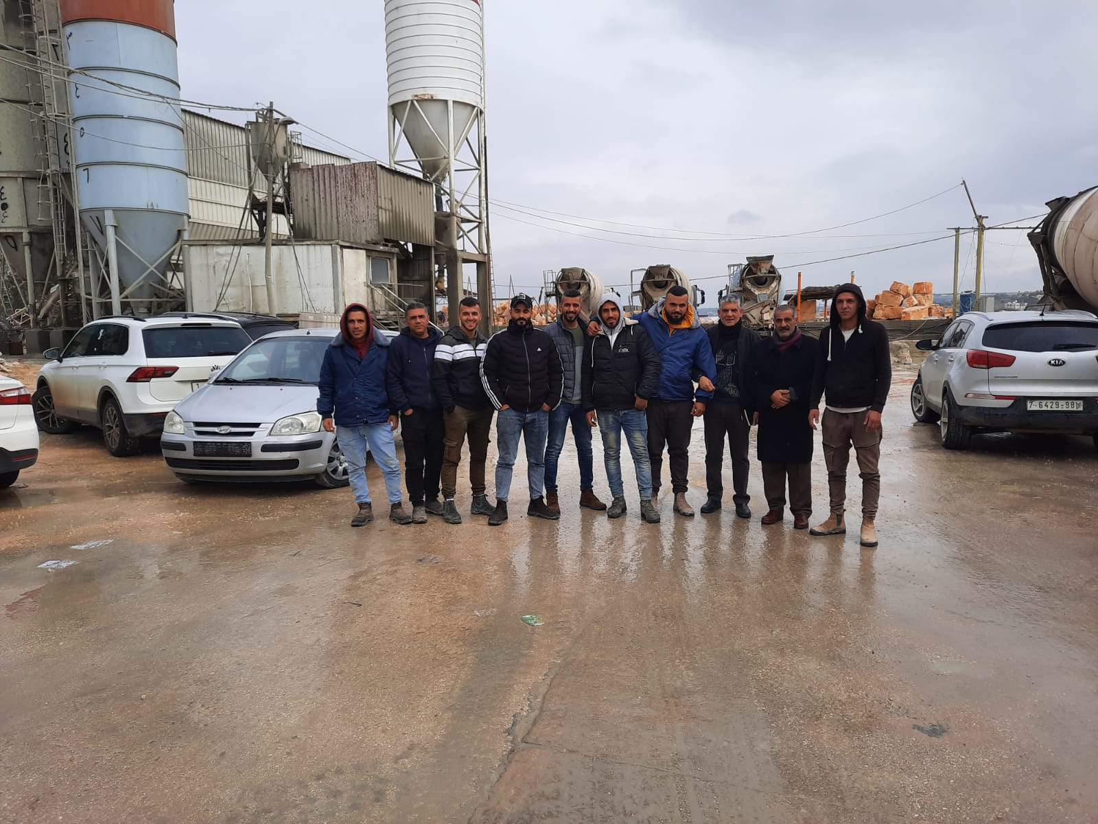 زيارة ميدانية لنقابة عمال البناء والاخشاب في جنين