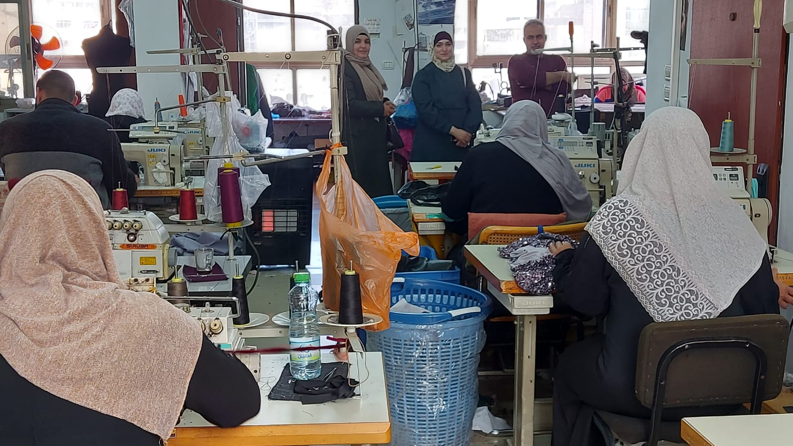 جولة ميدانية لنقابة الغزل والنسيج والخياطة