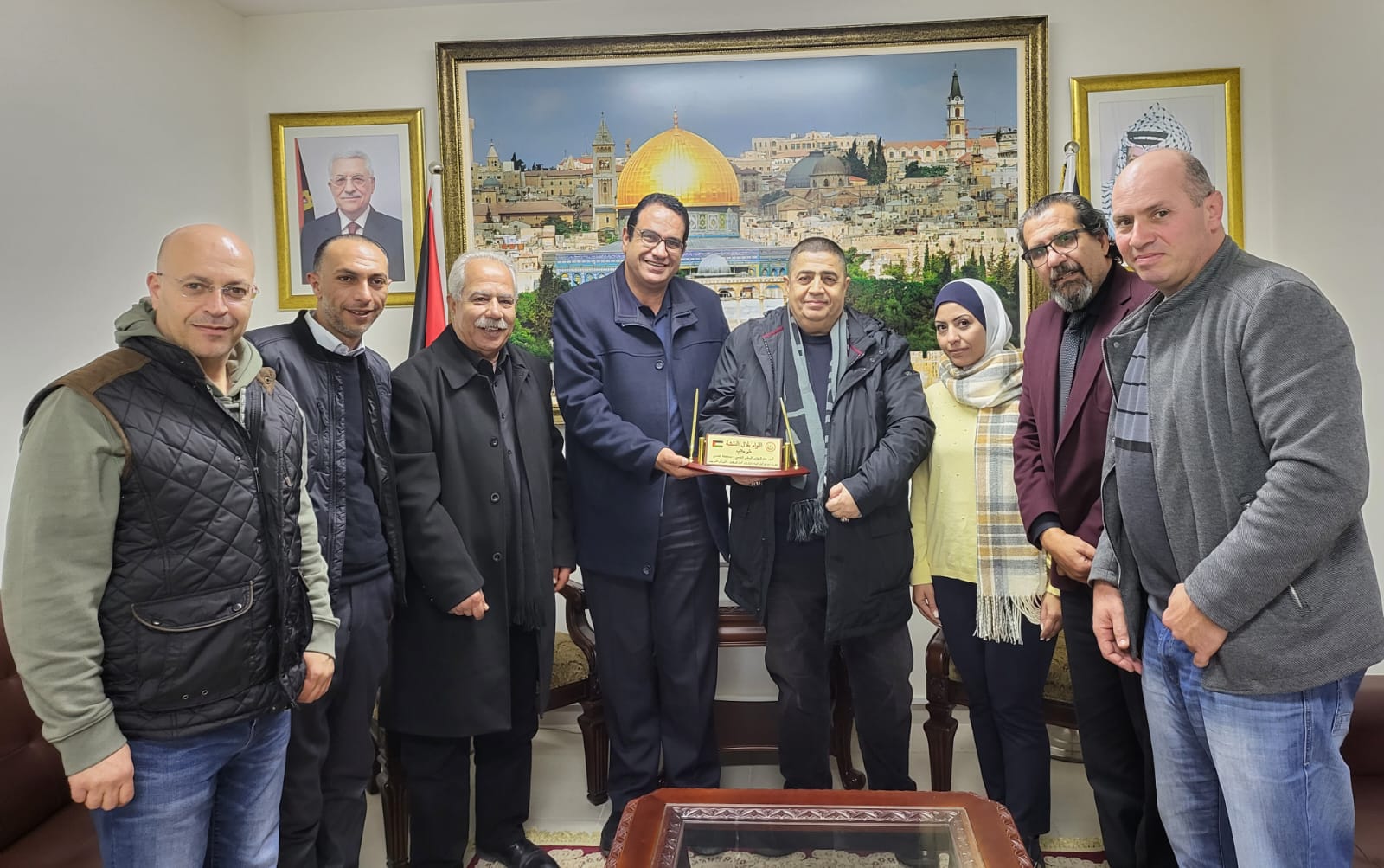 مجلس الاتحاد يزور المؤتمر الشعبي للقدس