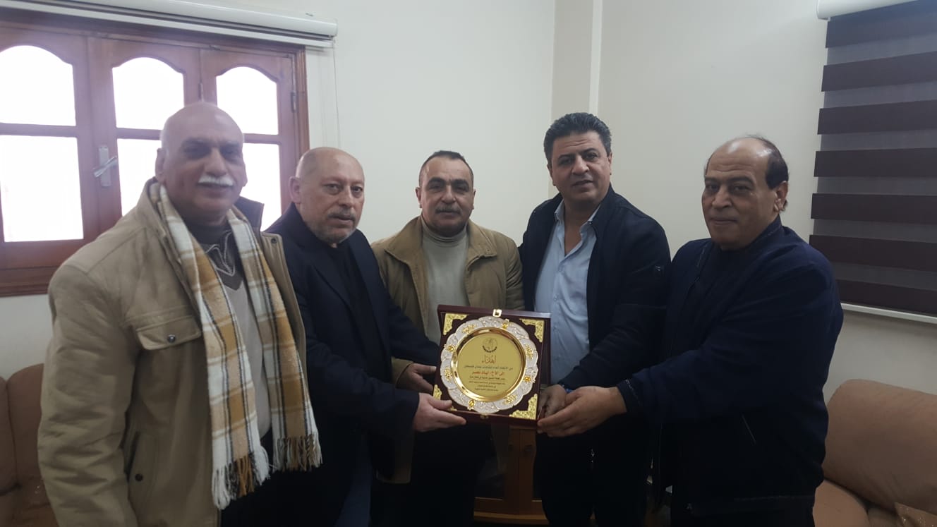 الاتحاد العام في غزة يلتقي رئيس لجنة الشؤون المدنية