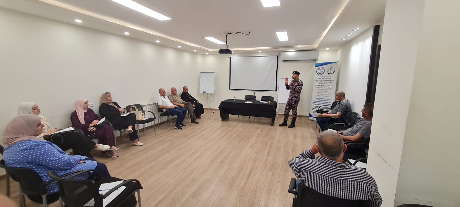 ورشة عمل بدائرة الصحة والسلامة المهنية في نابلس