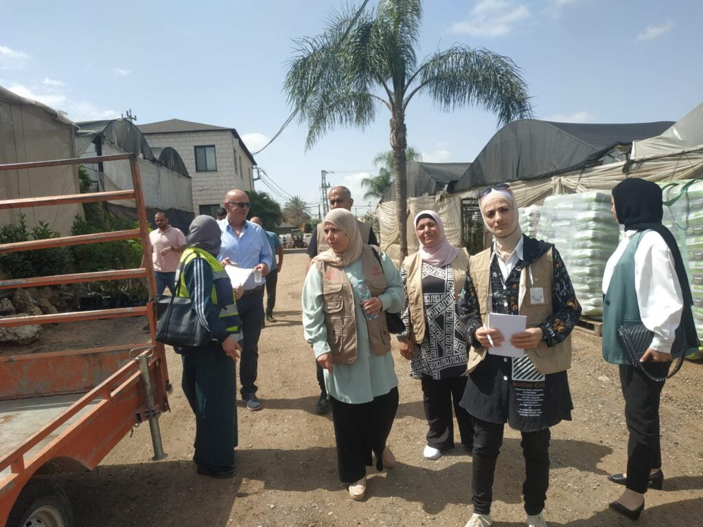 زيارات ميدانية في قليقيلية في اليوم العالمي للصحة والسلامة المهنية