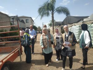 زيارات ميدانية في قليقيلية في اليوم العالمي للصحة والسلامة المهنية