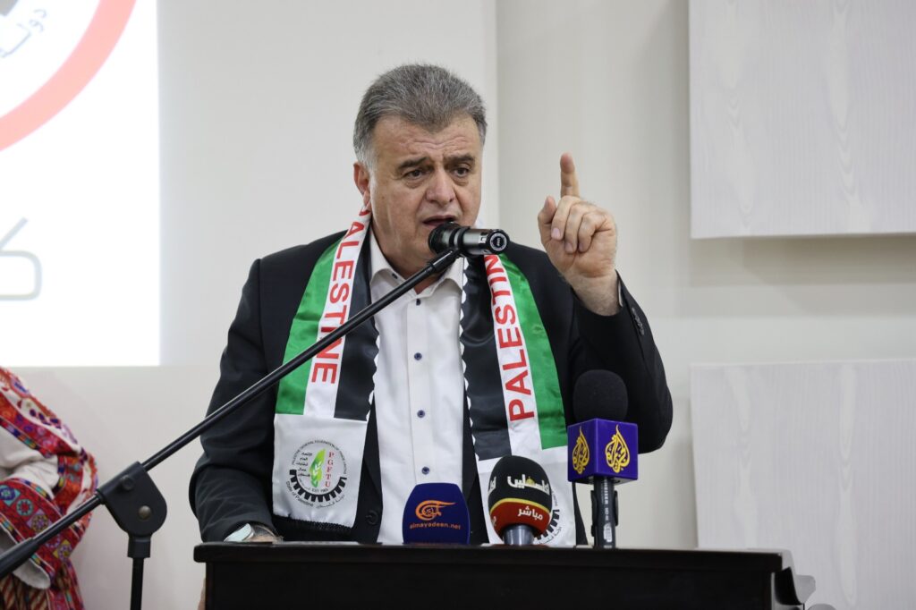 شاهر سعد الأمين العام للاتحاد العام لنقابات عمال فلسطين