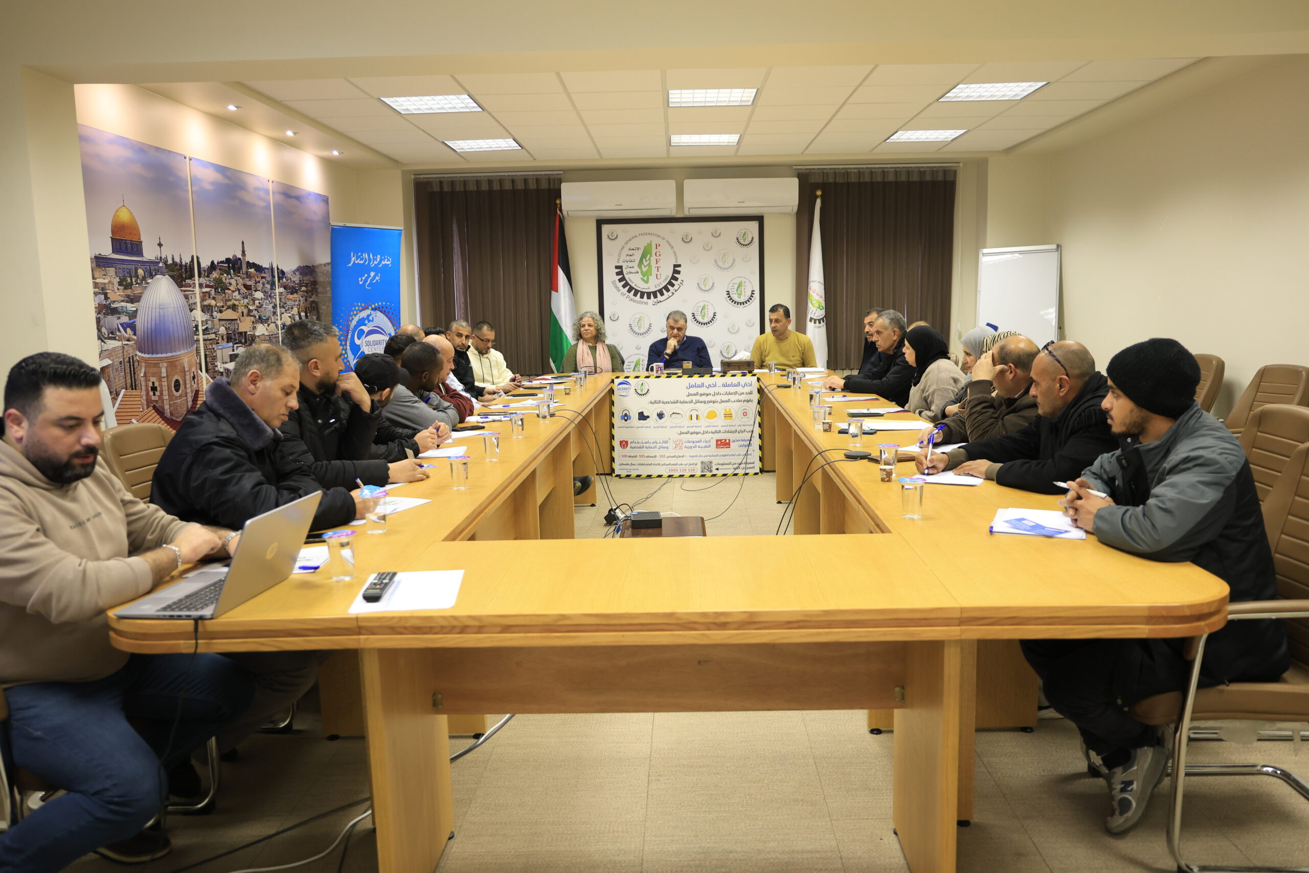 في مؤتمر صحفي يلخص اوضاع العمال لعام 2024،، شاهر سعد (56) شهيد لقمة عيش منذ بداية عام 2024