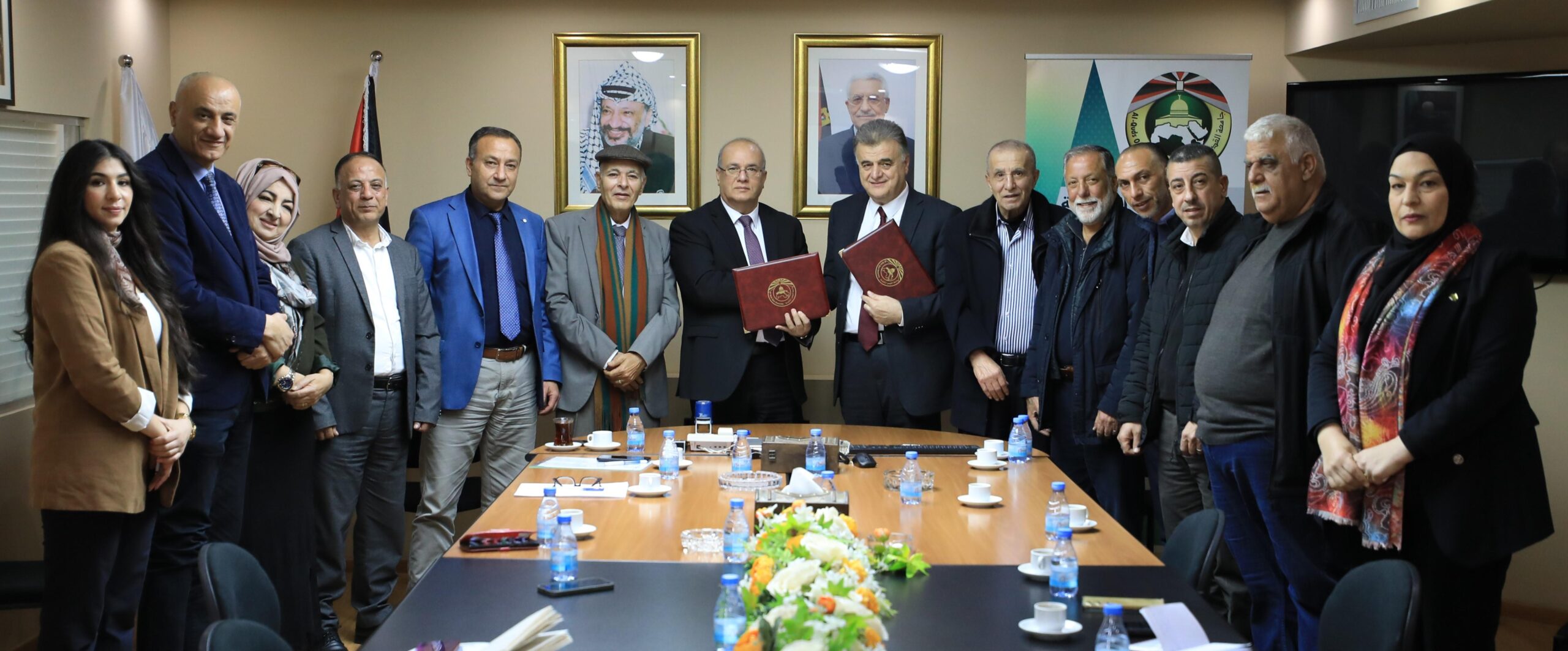 “القدس المفتوحة” توقع اتفاقية تعاون مع الاتحاد العام لنقابات عمال فلسطين