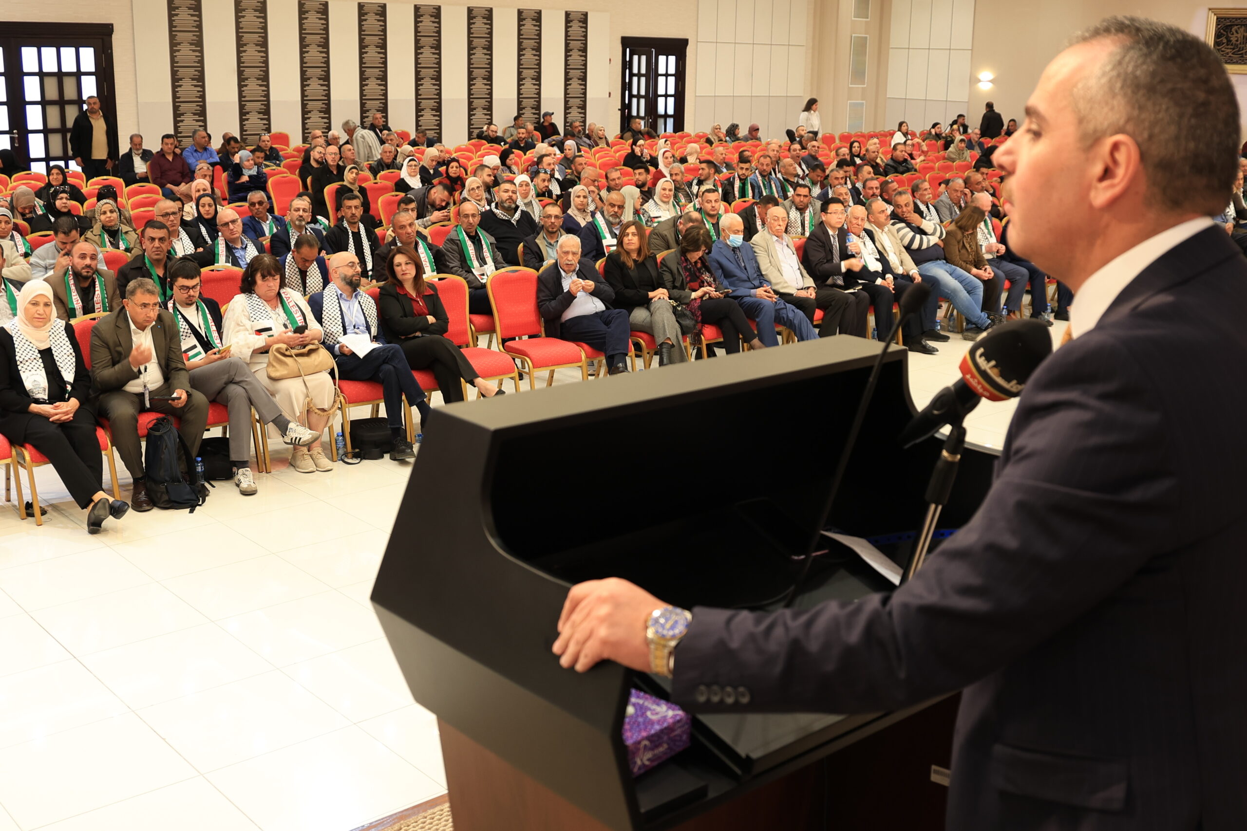 كلمة عبدو ادريس رئيس اتحاد الغرف التجارية في فلسطين