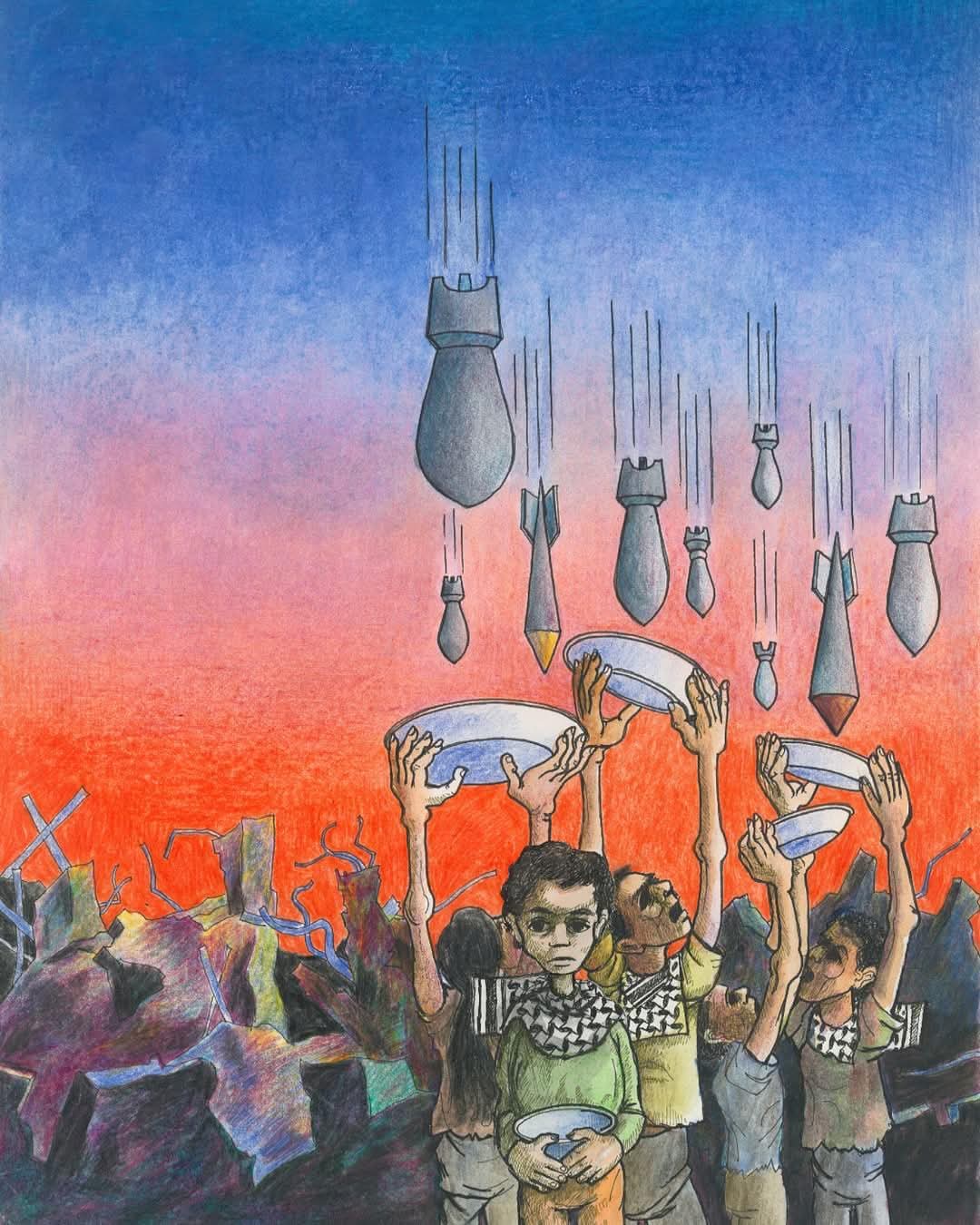 نداء الاتحاد العربي للنقابات لتحرير المساعدات الإنسانية لسكان غزة إلى كافة المنظمات النقابية