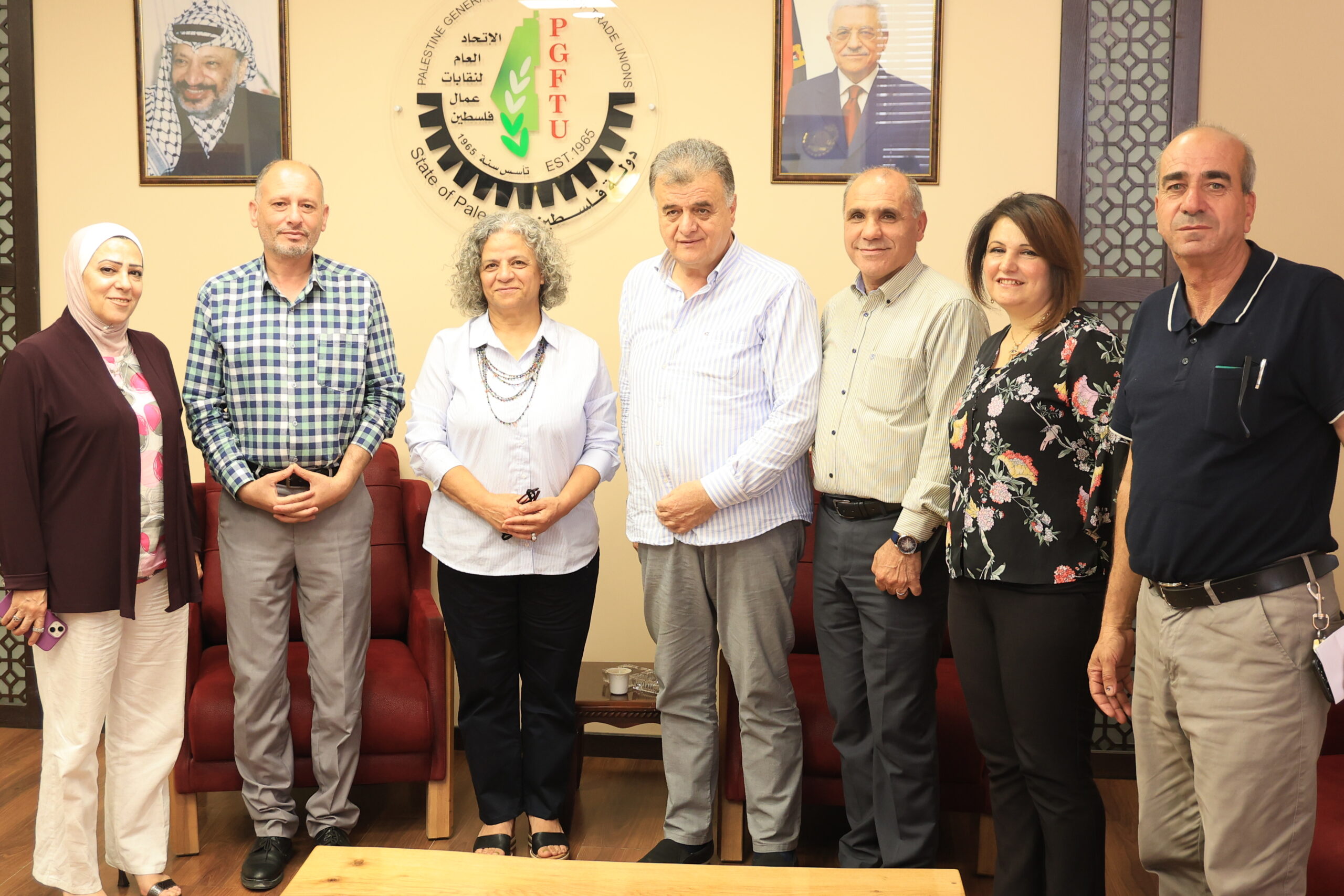 مركز التضامن يهنئ الاتحاد بانجاز صفة مراقب لفلسطين في منظمة العمل الدولية