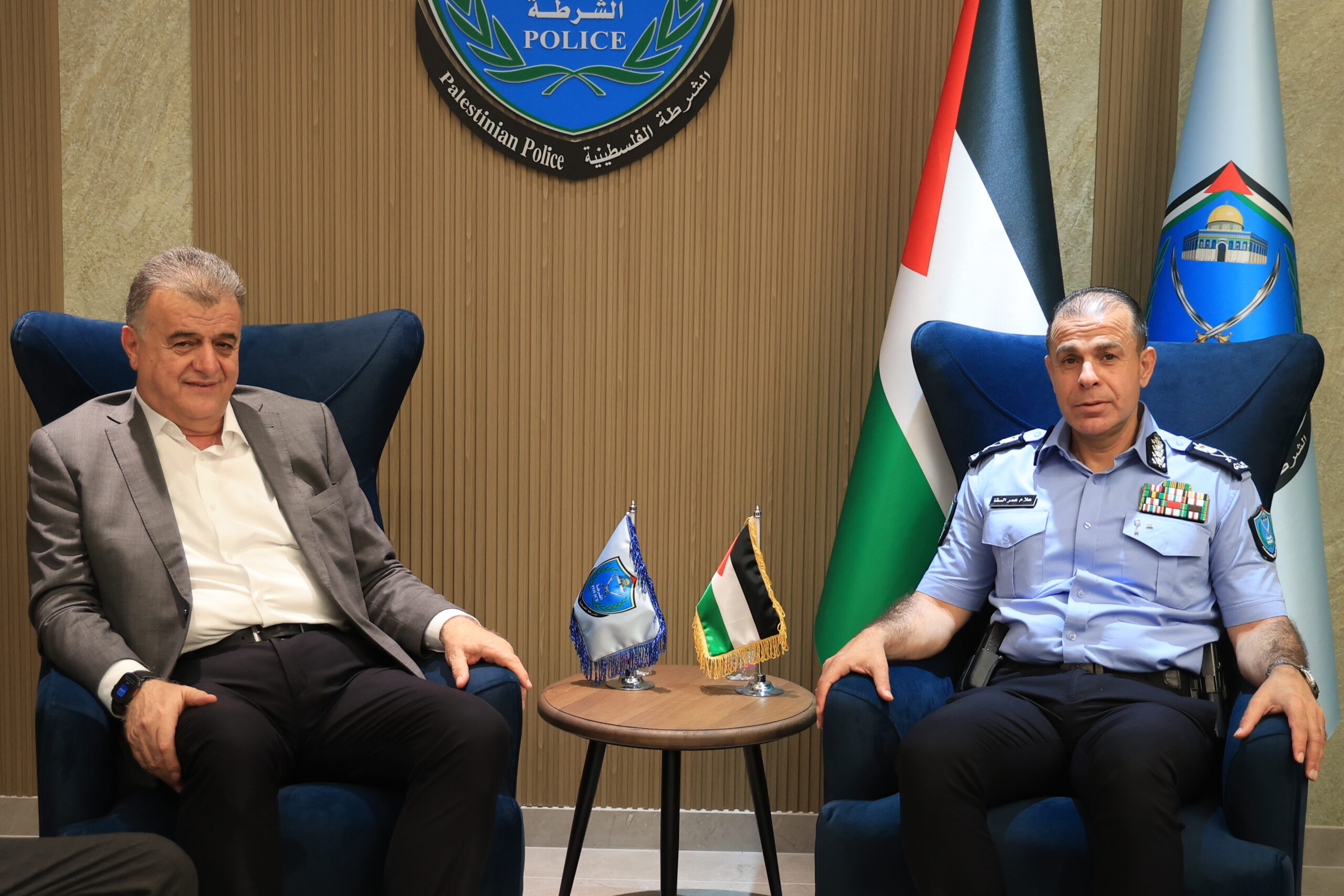 اللواء علام السقا يستقبل شاهر سعد