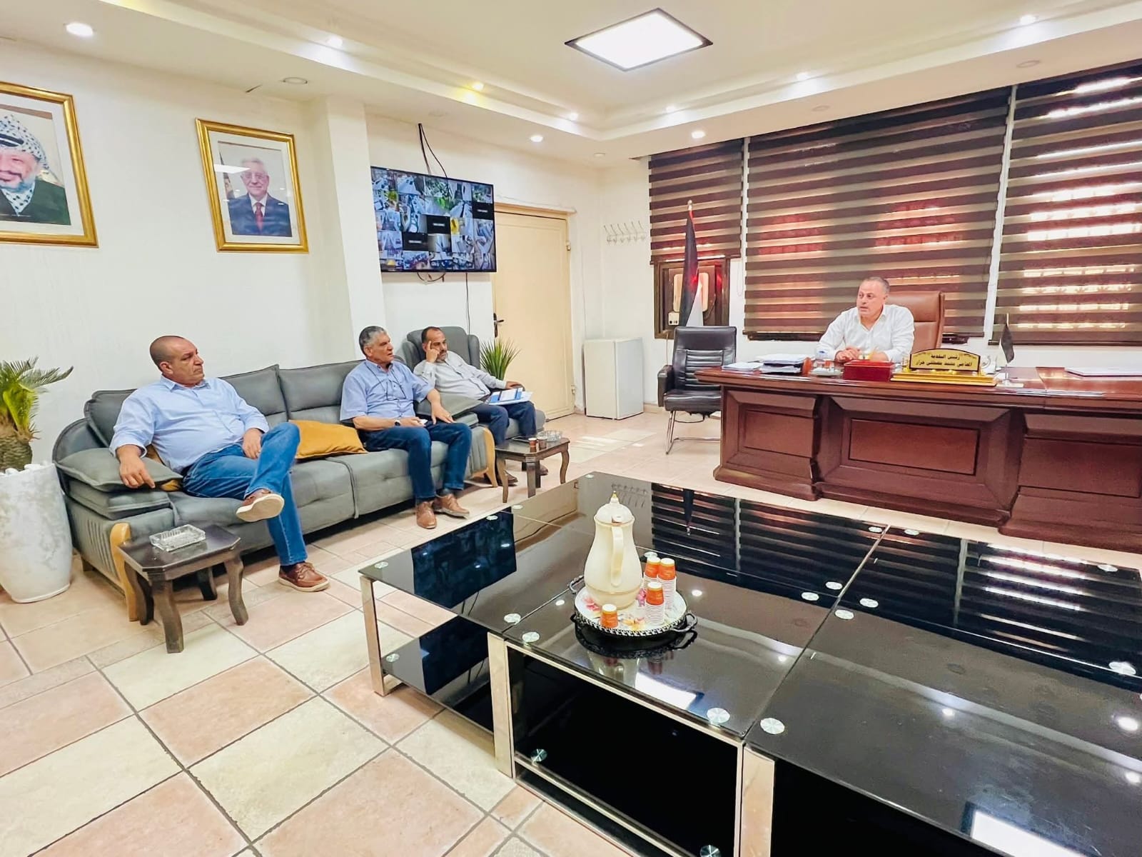 مجلس جنين يلتقي المجلس البلدي فيها