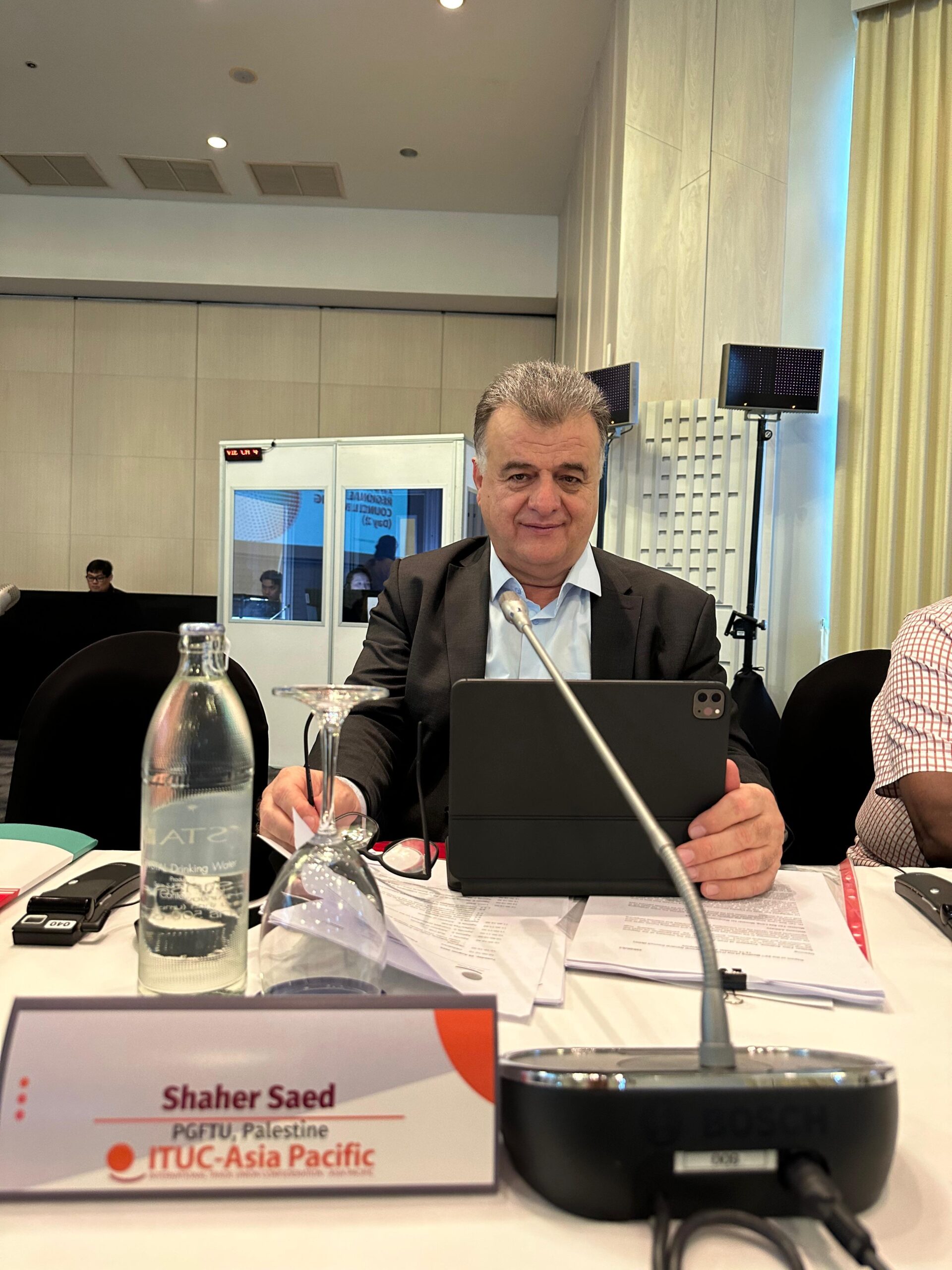 بيان الاتحاد العربي والاتحاد العام لنقابات عمال فلسطين الداعم للطبقة العاملة وحقهم في العمل