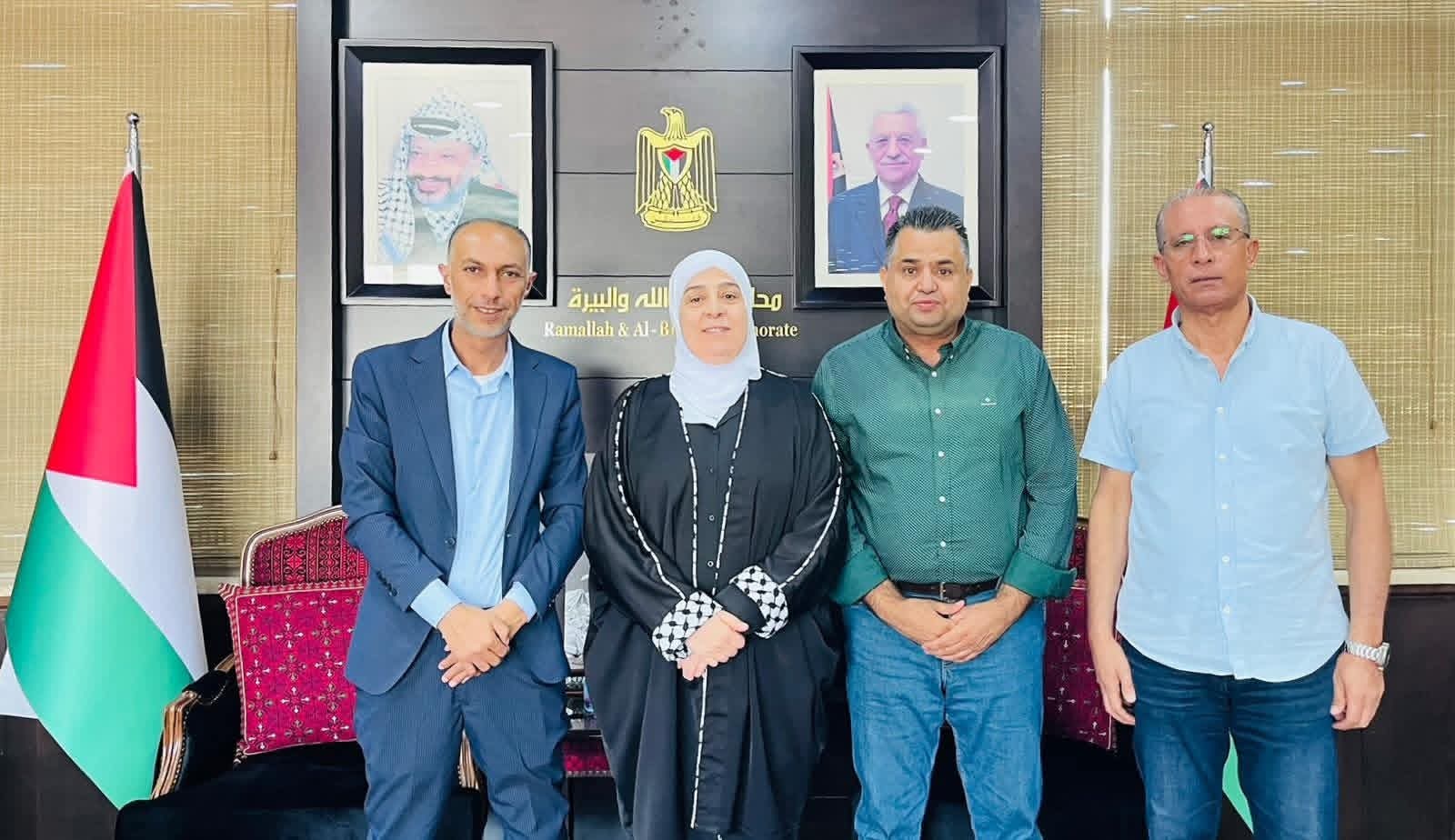 مجلس رام الله يلتقي المحافظة د. ليلى غنام