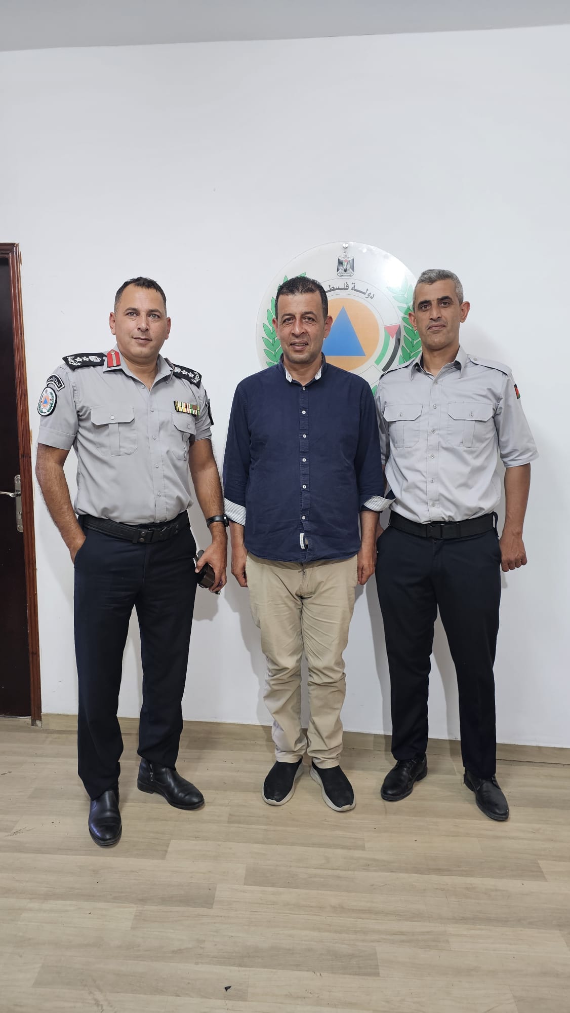 لقاء ثنائي بين الدفاع المدني واتحاد نقابات عمال فلسطين لبحث تعزيز التعاون في مجال السلامة والصحة المهنية